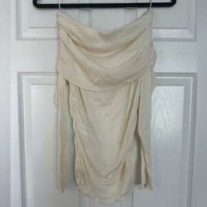 Zara Cream off the shoulder top
